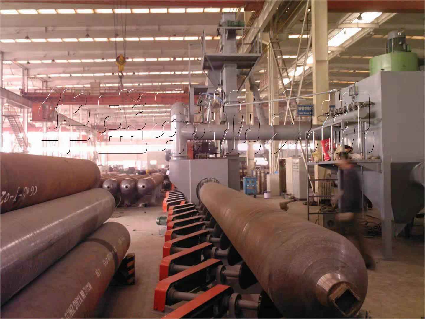氧氣鋼瓶拋丸機(jī)的工作原理是什么？